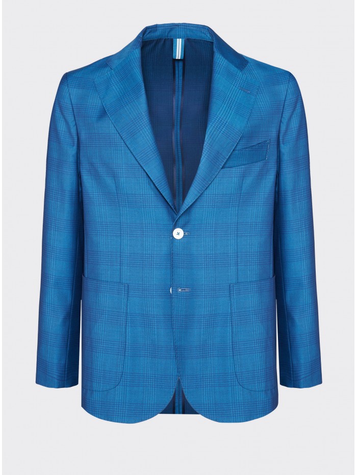 TEAL La Solaro CHECK JACKET
