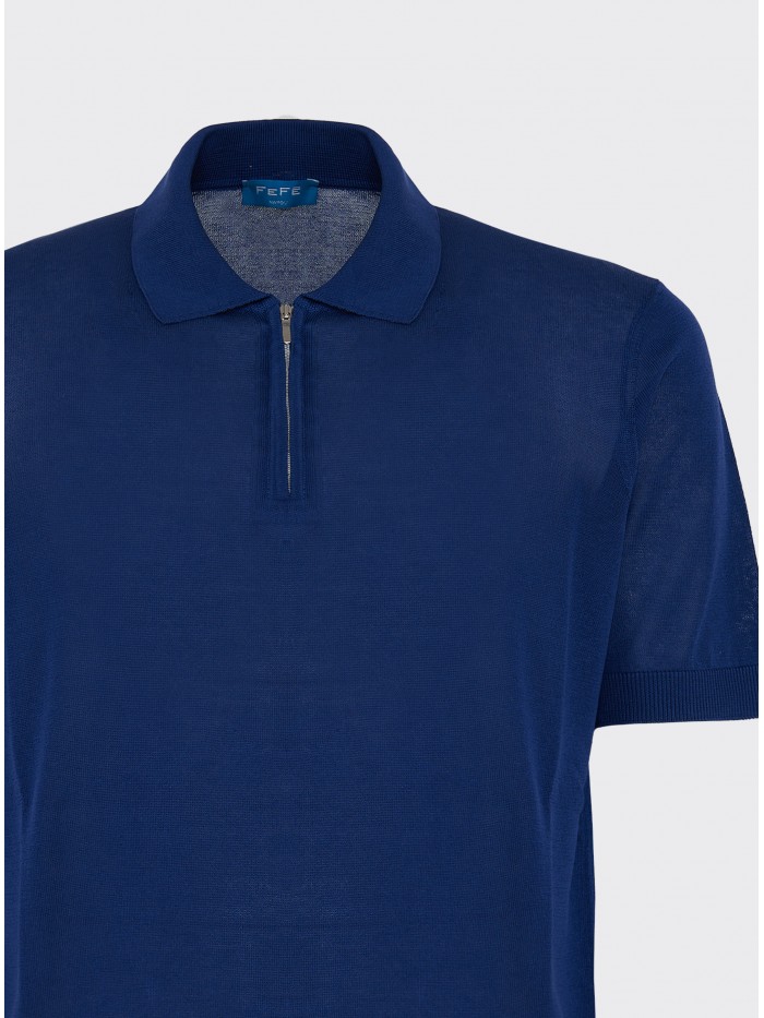 BLUE ROYAL COTTON SILK KNIT...