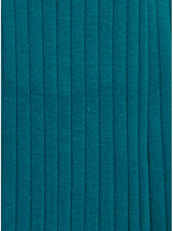 TEAL RIB ORGANIC MEN'S SOCKS