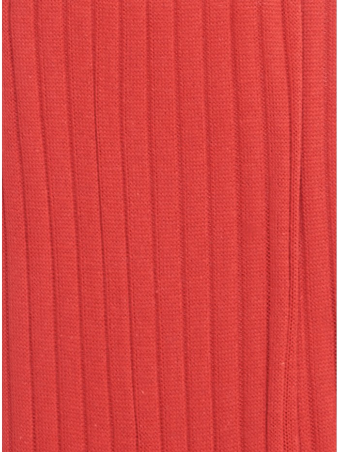 RED RIB ORGANIC MEN'S SOCKS