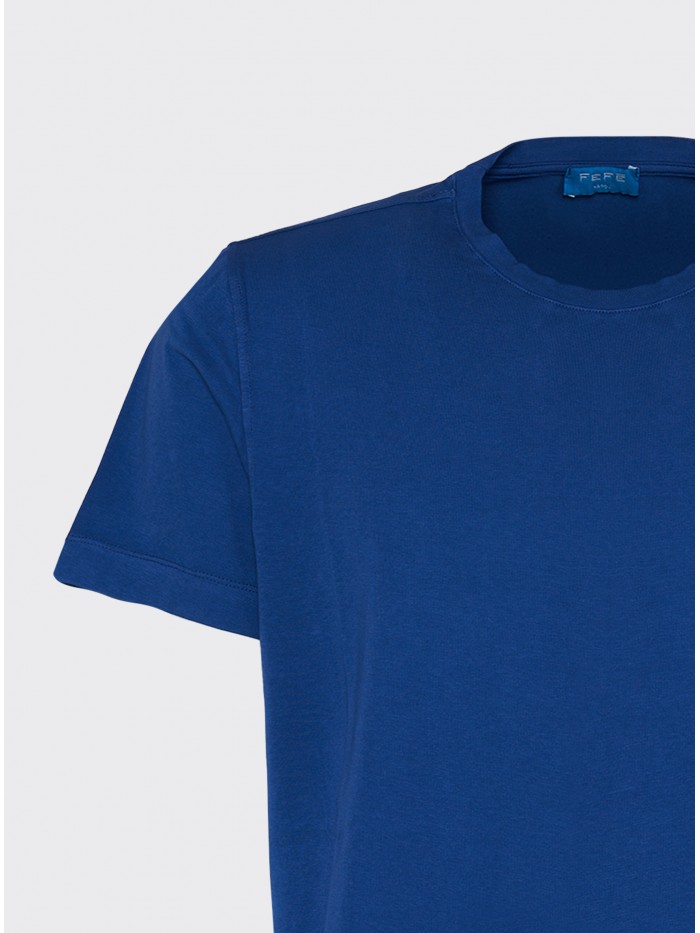 T-SHIRT COTONE LAVATO SKY