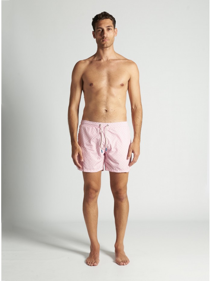 BOXER DA MARE ARCHI ROSA
