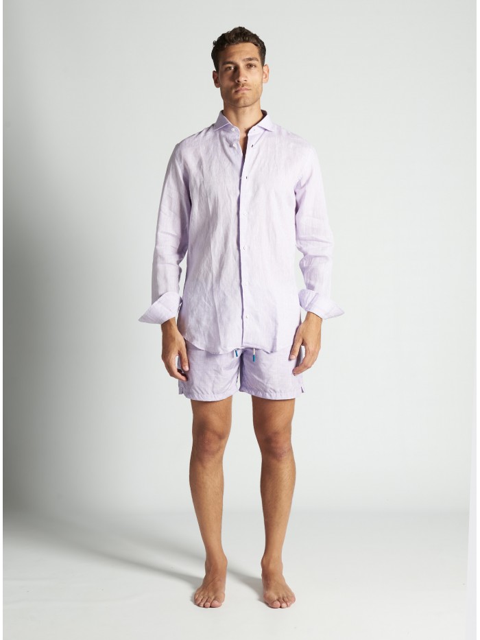 CAMICIA LINO GLICINE