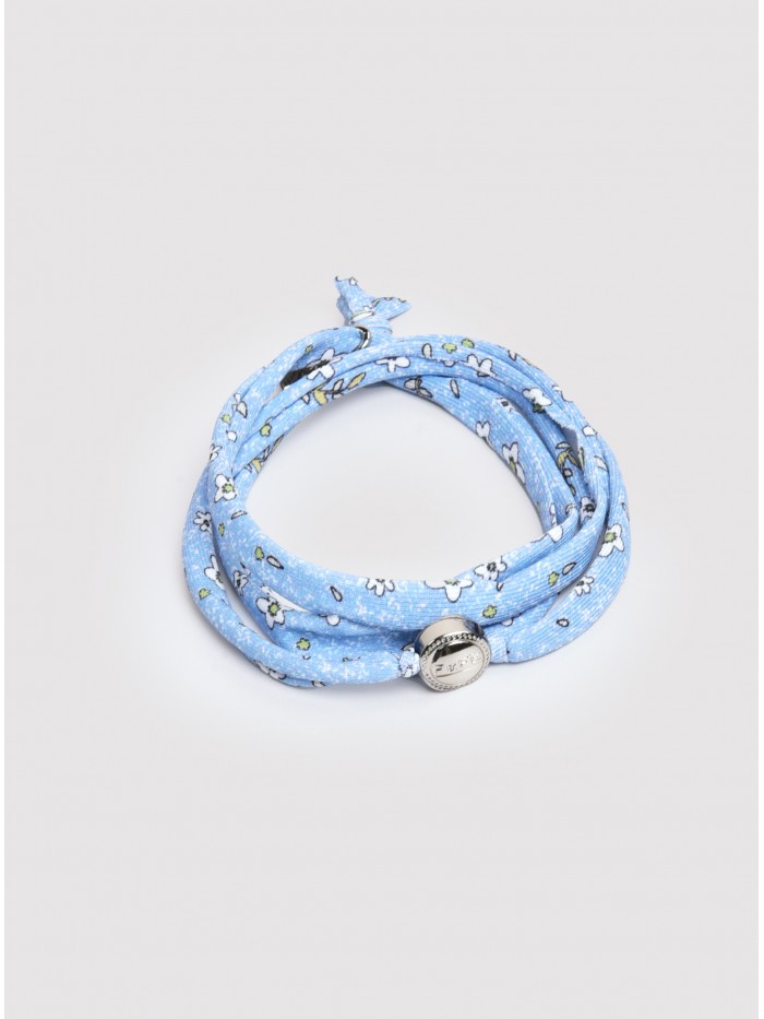 LIGHT-BLUE FLOWERS BRACELET...