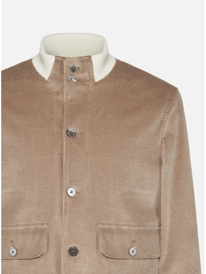 BEIGE VELVET JACKET