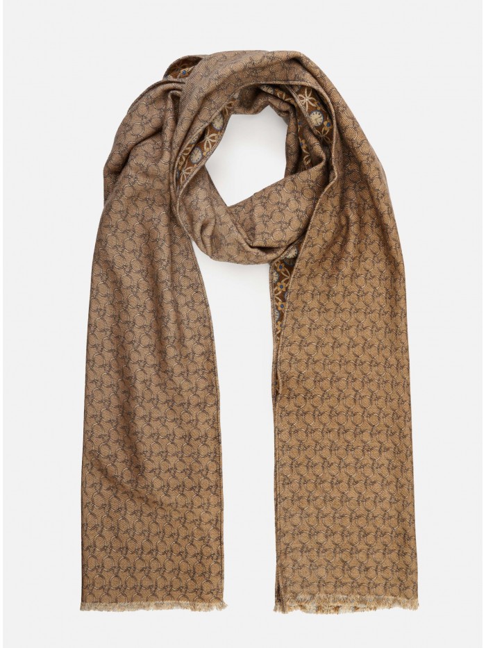 DOUBLE WOOL SCARF MUSTARD...