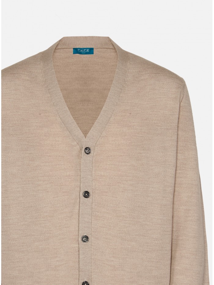 CARDIGAN ULTRASOFT LANA SABBIA
