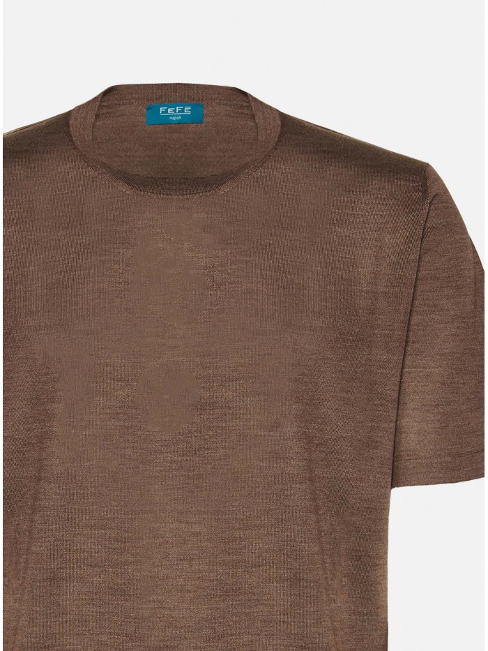 T-SHIRT MAGLIA LANA SETA...