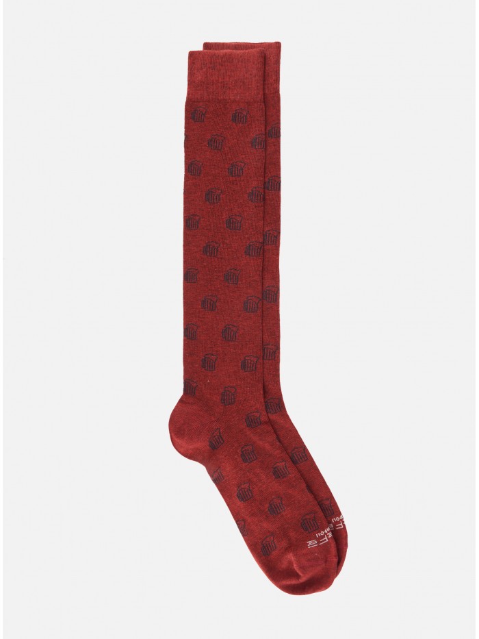 BORDEAUX MUG DANDY MEN'S SOCKS
