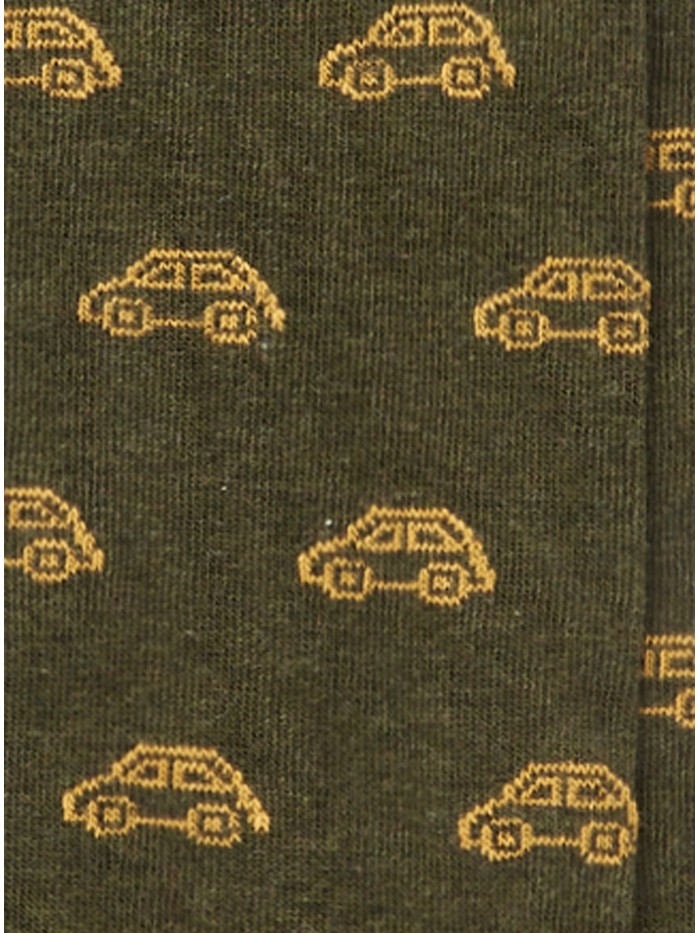 GREEN CAR DANDY MEN'S SOCKS