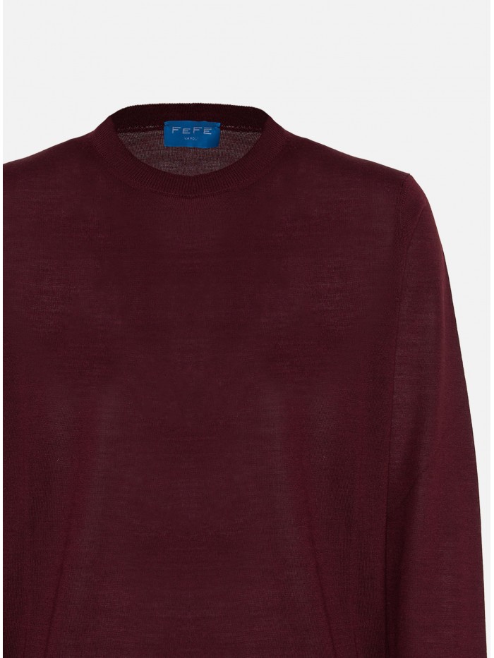 BORDEAUX WOOL AND SILK...