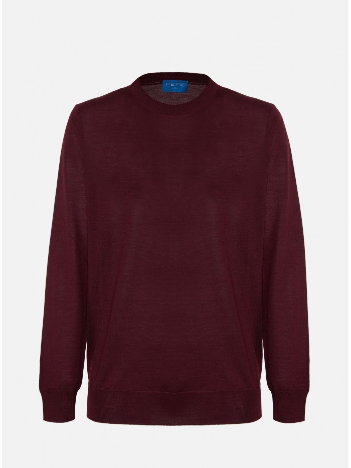 BORDEAUX WOOL AND SILK...