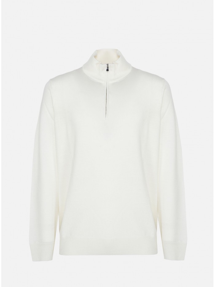 WHITE ULTRASOFT WOOL HALF...