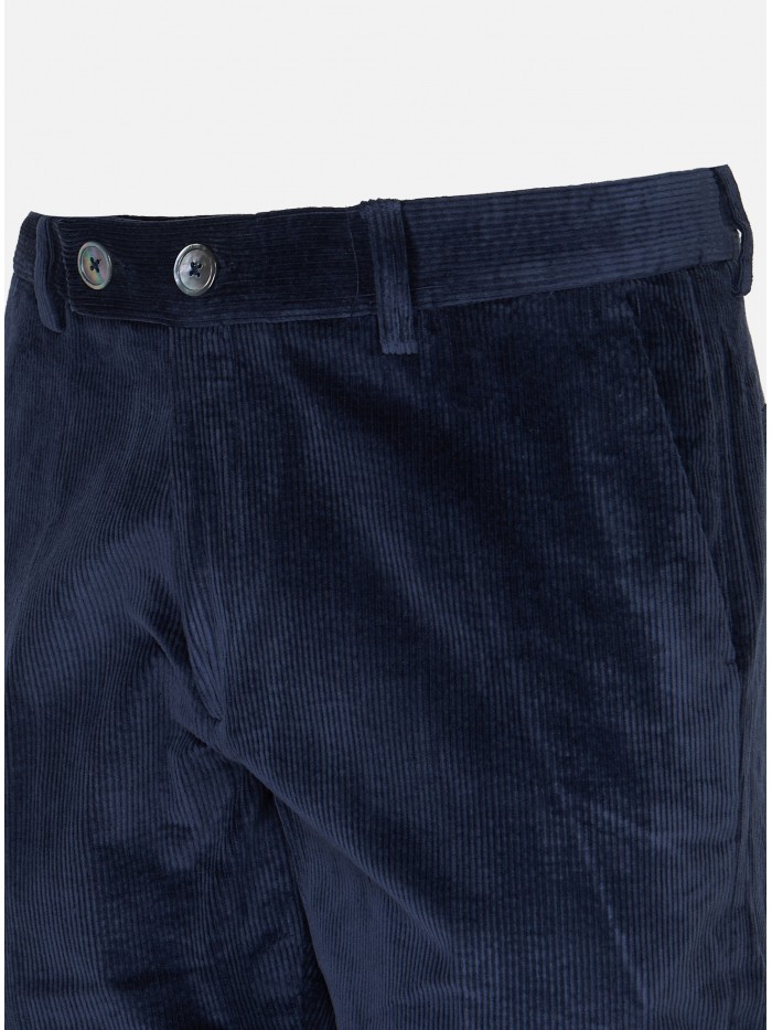 BLUE CORDUROY TROUSERS
