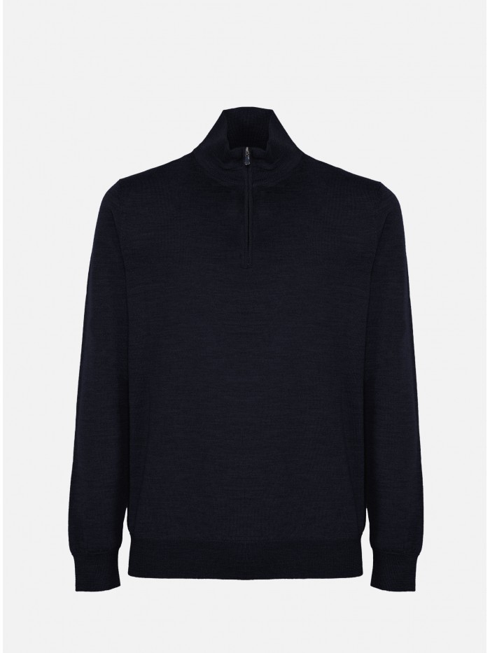 BLUE ULTRASOFT WOOL HALF...