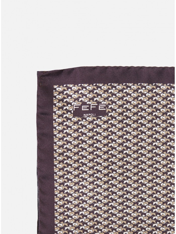POCHETTE SETA OPTICAL CANE...