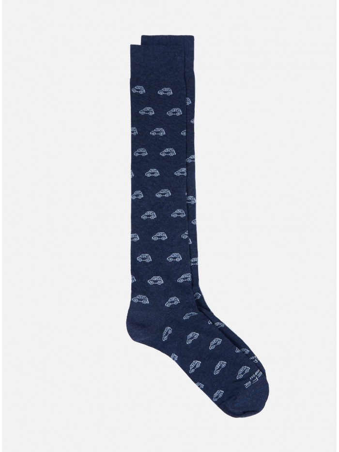 BLUE CAR DANDY MEN'S SOCKS