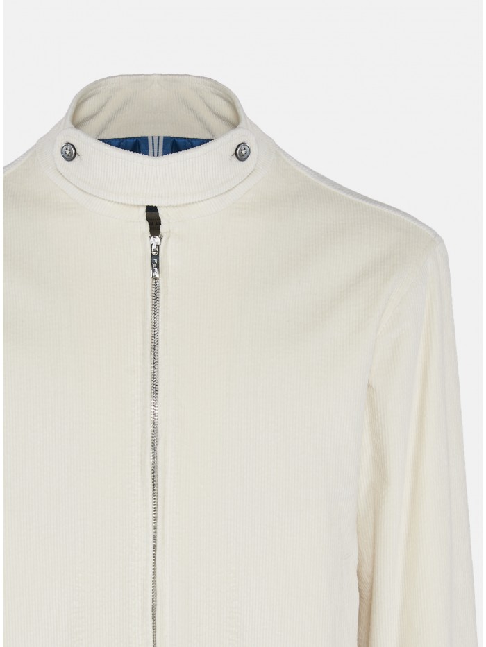 BOMBER VELLUTO PANNA