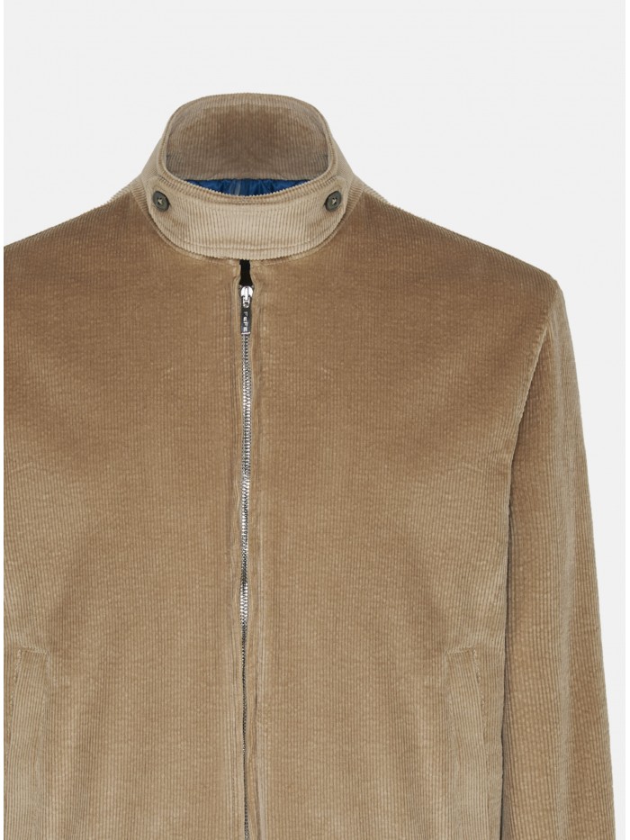 BOMBER VELLUTO BEIGE