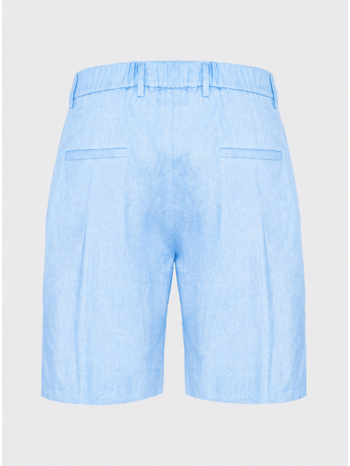 SKY LINEN BERMUDA SHORT