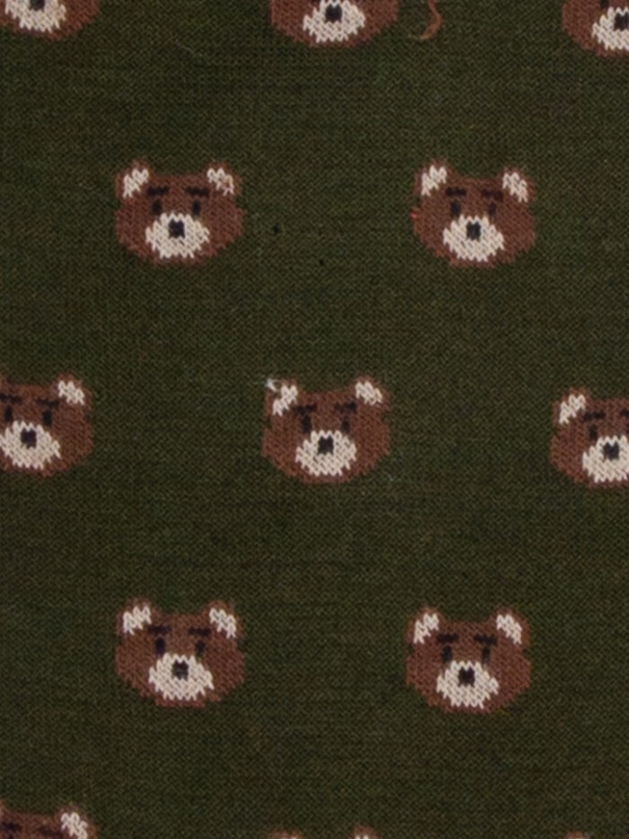 GREEN TEDDY MEN'S SOCKS