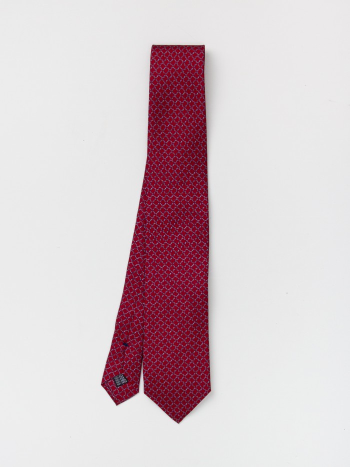 BORDEAUX CHAIN DANDY SILK TIE