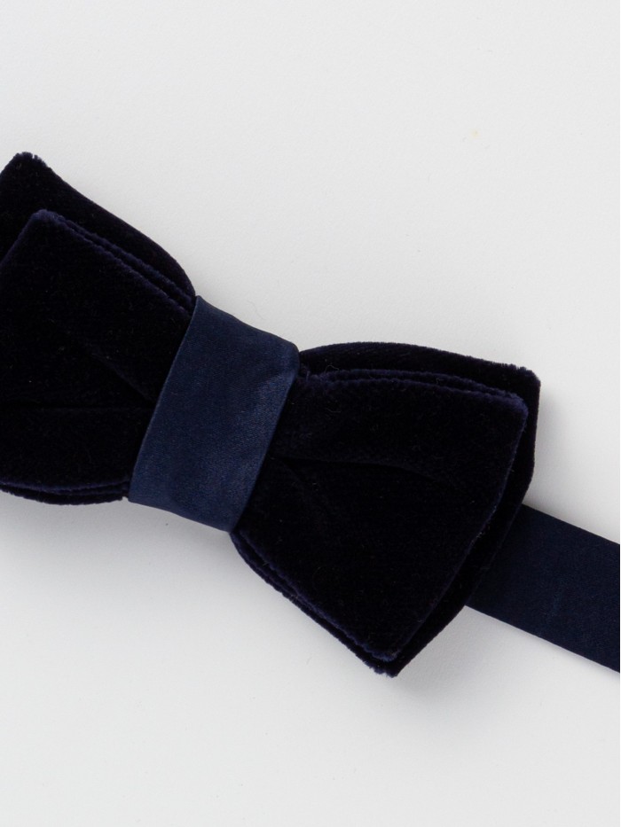 BLUE VELVET GENTLEMAN BOW-TIE