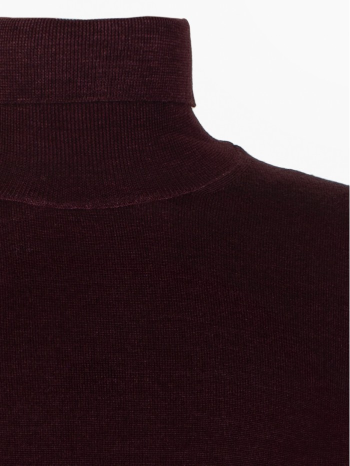 MAGLIA LA DOLCEVITA BORDEAUX