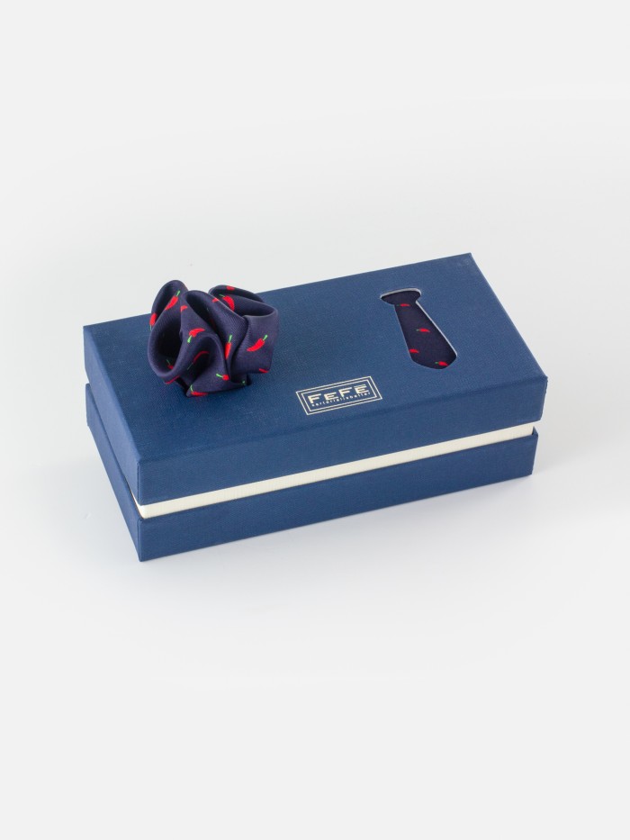 PEPPERS TIE & POCKET-SQUARE...